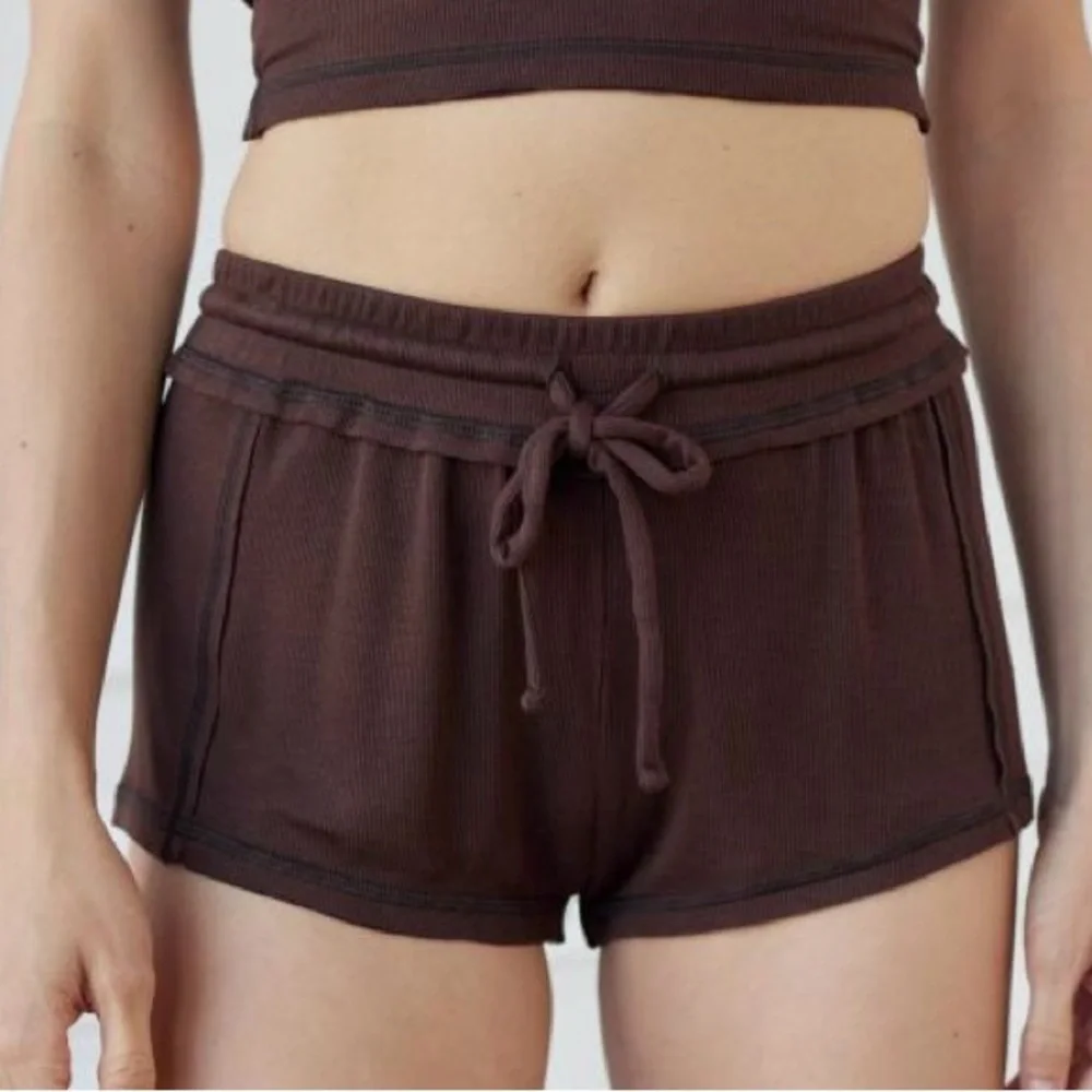 OUT FROM UNDER x URBAN OUTFITTERS Sweet Dreams Low Rise Brown Boy Shorts